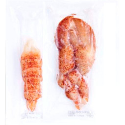 Frozen Canadian Lobster Tail And Claws Unshelled 120  急凍加拿大龍蝦(帶鉗連尾)  Cinq Degrés Ouest