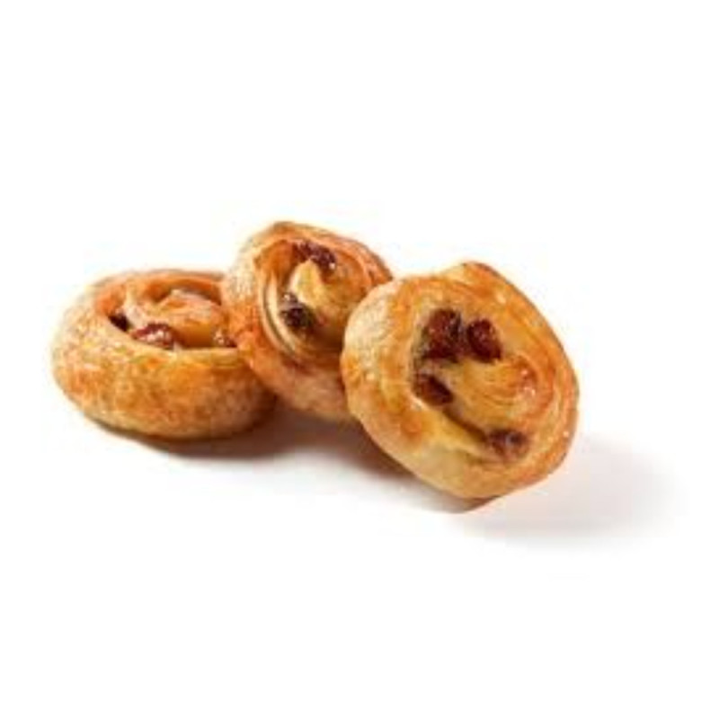 Frozen Mini Raisins Whirl Britanny Butter 14%    迷你提子牛角包  Delifrance