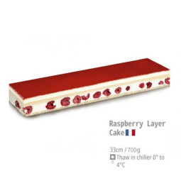 Frozen Raspberries Layer Cake   紅桑子千層蛋糕  Delifrance