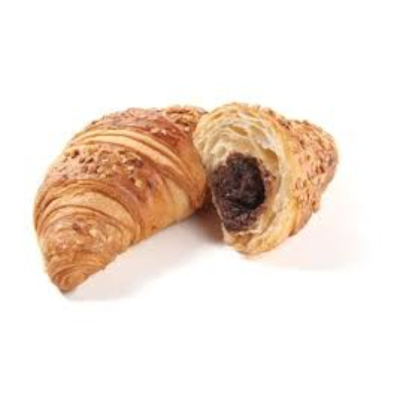 Frozen Mini Butter Croissant Filling Chocolate Hazelnut    迷你榛子朱古力牛角包  Delifrance