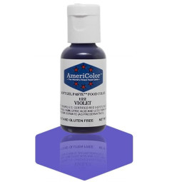 Americolor  Soft Gel Paste  Violet  4.5 Oz/Ea  Americolor 食用色素 紫羅蘭色   4.5 Oz  Dekor Haus