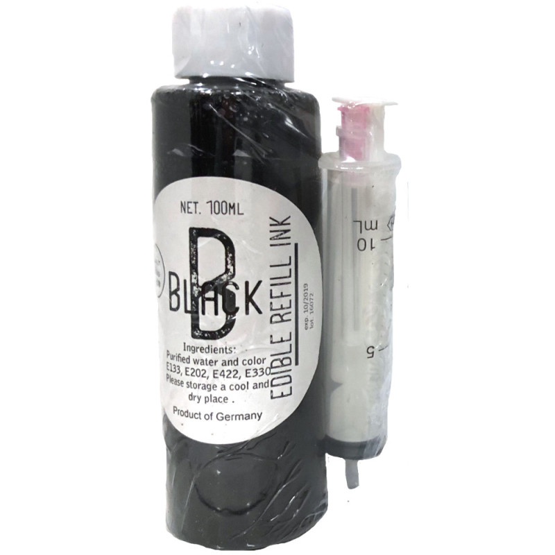 Edible Ink Black   食用墨水  黑色  Dekor Haus