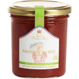 Favourite Du Roy (Peach, Apricot, Raspberry No Sugar Added)   杏桃、桃子、覆盆子鮮果醬 (無添加糖)  Maison Francis Miot