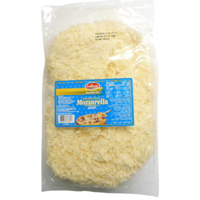 Frozen Galbani Whole Milk Low Moisture Mozzarella Shred Cheese  急凍水牛芝士碎  Galbani