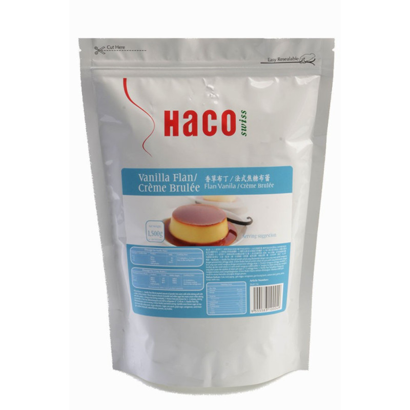 Vanilla Flan/ Creme Brulee Powder 香草布丁粉/ 法式焦糖燉蛋粉 1.  Haco