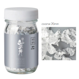 Silver Leaf Flake 0. Coarse   食用銀箔碎  Hakuichi