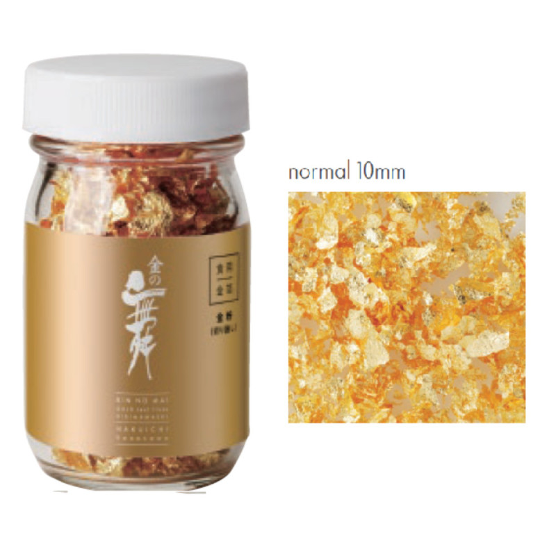 Gold Flake Normal 10 Mm 0.  食用金箔碎  Hakuichi