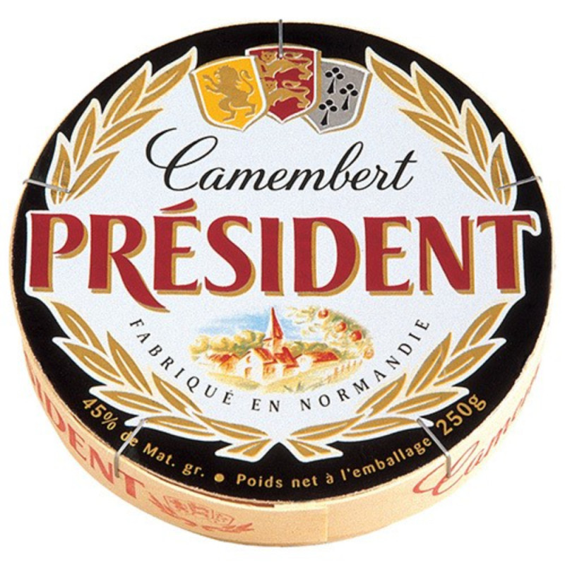 Chilled Cheese  Camembert Whole   金文畢芝士 (木盒裝)  President