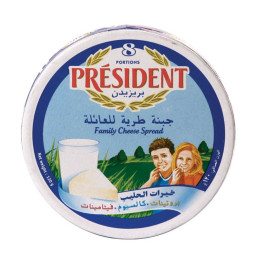 Chilled High Calcium Processed Cheese Plain 法國總統牌高鈣原味芝士  (8份裝)  President