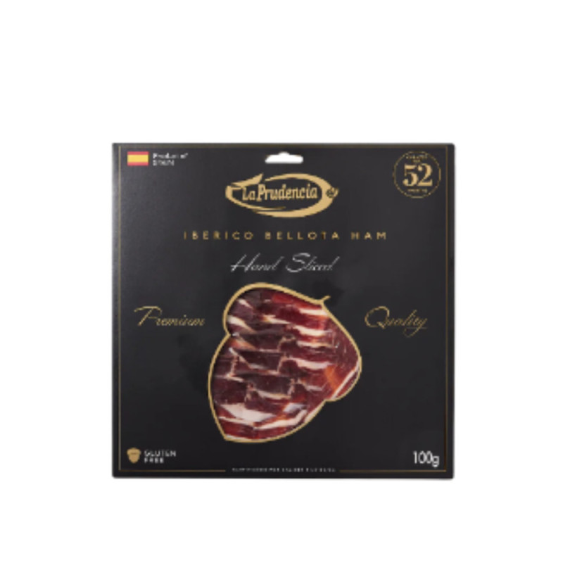 Chilled Esp Iberico Bellota Ham Hand Sliced (Min 52M )   西班牙橡果黑毛豬後腿(52個月風乾期)  La Prudencia