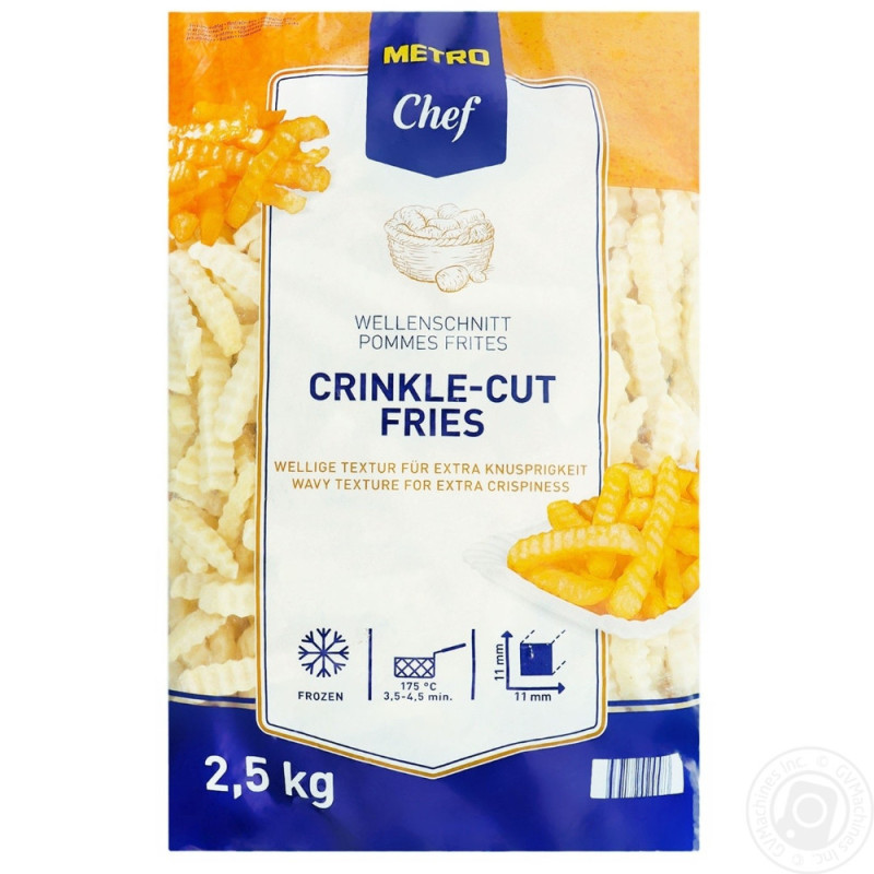 Gluten-Free Crinkle Cut French Fries 急凍扭紋薯條