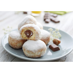 Frozen Mini Chocolate Hazelnut Donuts (Icing Sugar) 迷你冬甩  朱古力榛子醬(糖霜)  Mademoiselle Desserts