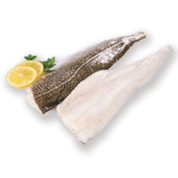 Frozen Msc Atlantic Cod Fillets, Skin On  450 6.  急凍msc 鱈魚柳  Selected By Cff