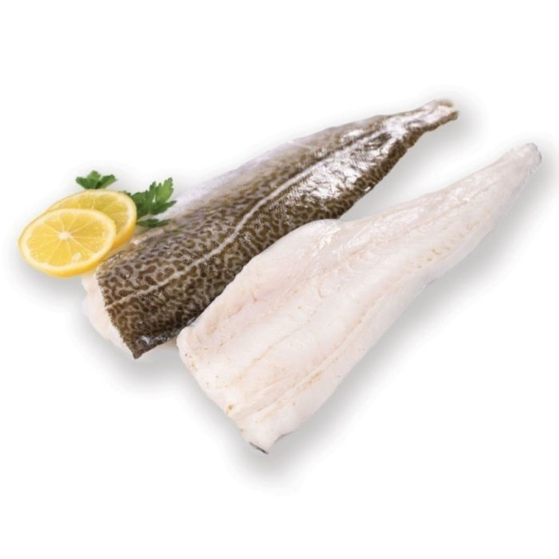 Frozen Msc Atlantic Cod Fillets, Skin On  450 6.  急凍msc 鱈魚柳  Selected By Cff