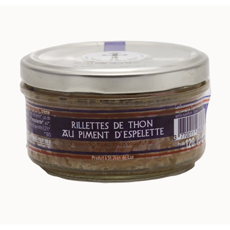 Chilled Rillettes Thon De Saint Jean De Luz Au Piment D'Espelette   法國艾斯佩雷產地辣椒金槍魚肉醬  Onake