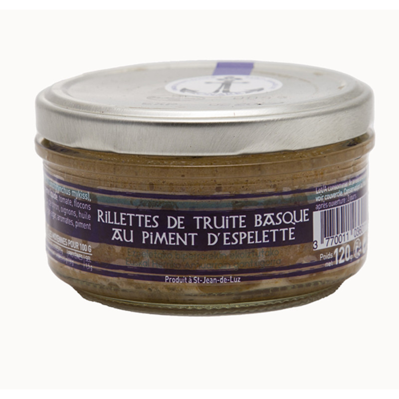 Chilled Rillettes Truite Bio Au Piment D'Espelette 法國艾斯佩雷產地辣椒鱒魚肉醬 Onake Chilled Rillettes Truite Bio Au Piment D'Espelette 法國艾斯佩雷產地辣椒鱒魚肉醬 Onake