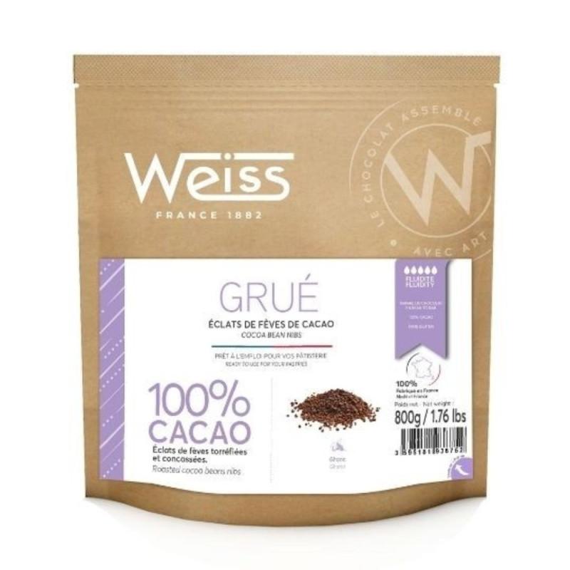 Grue De Cacao (Cocoa Nibs)    可可豆碎粒  800克 /包  Weiss