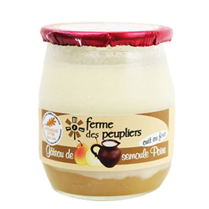 Chilled Ferme Des Peupliers   Pear Semolina Pudding    法國梨子小麥粉布甸  Ferme Des Peupliers