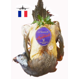 Guinea Fowl Excellence Effilee/Eviscerated 法國珍珠雞(連頭及腳, 去內臟)