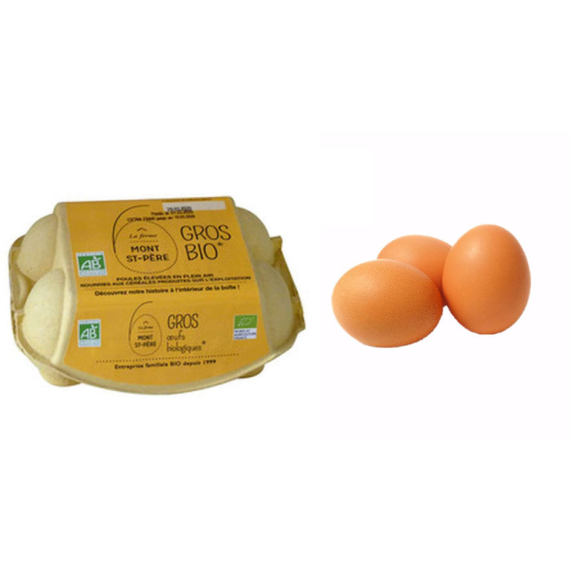 Organic Free Range Egg - Medium 法國有機走地雞蛋(中)