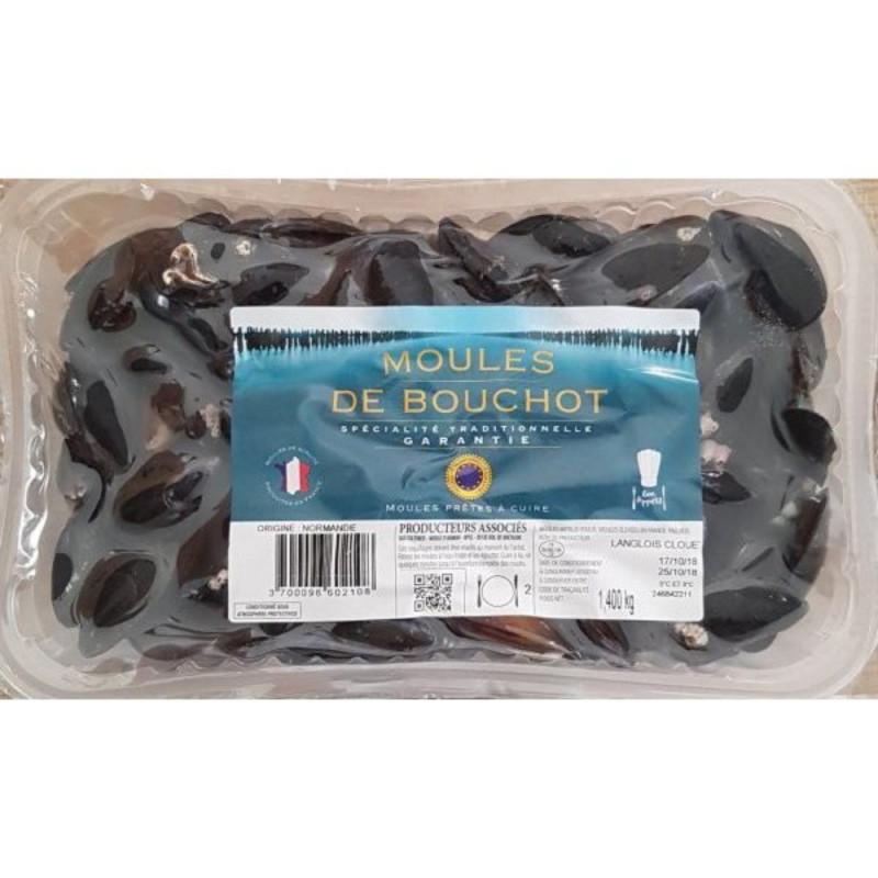 Chilled Live Bouchot Mussels From Brittany