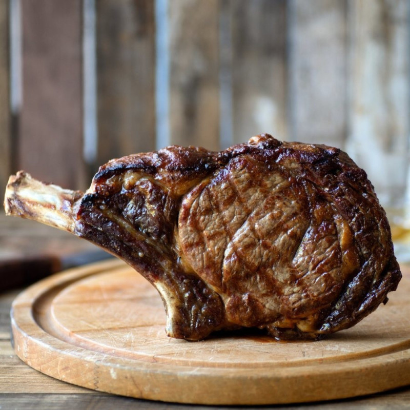 Chilled Gbr Organic Beef Cote De Boeuf Frenched   有機阿伯丁安格斯法式牛肋骨扒(1支骨)  Rhug Estate