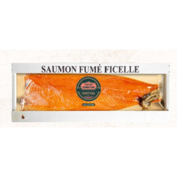 Chilled Vertical Sliced Smoked Salmon Filet 垂直切片煙熏三文魚片 Saumextra
