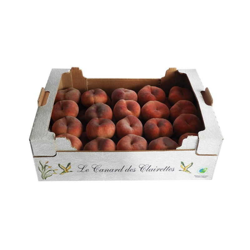 White Flat Peach Canard Des Clairettes Cal A