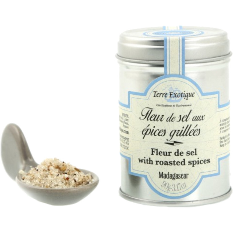 Madagascar Fleur De Sel With Grilled Spices 馬達加斯加炭烤香料鹽之花  Terre Exotique