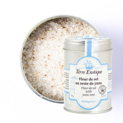 Fleur De Sel (Salt) With Yuzu Zest  柚子鹽之花  Terre Exotique