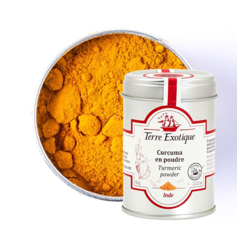 Curcuma Ground Tumeric , Ref    黃薑粉500Gr  Terre Exotique