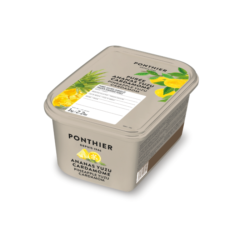 Frozen Pineapple Yuzu Cardamon Puree ??????????? Ponthier Frozen Pineapple Yuzu Cardamon Puree ??????????? Ponthier