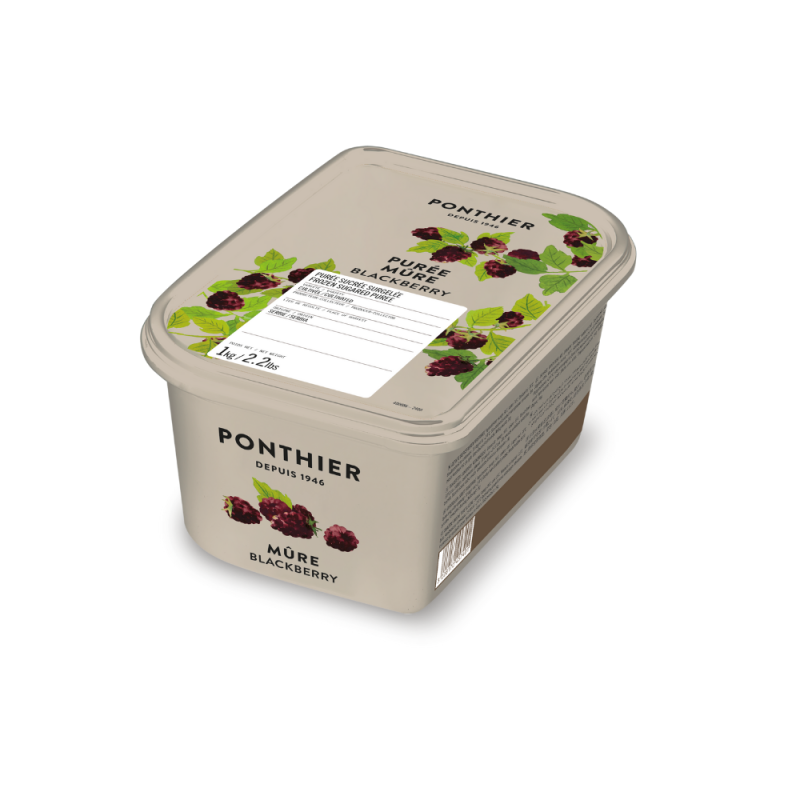 Frozen Blackberry Puree 10% Sugar ??????? Ponthier Frozen Blackberry Puree 10% Sugar ??????? Ponthier
