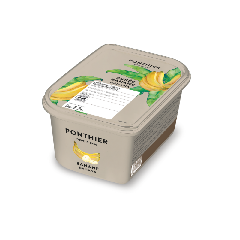 Frozen Banana Puree 10% Sugar ?????? Ponthier Frozen Banana Puree 10% Sugar ?????? Ponthier