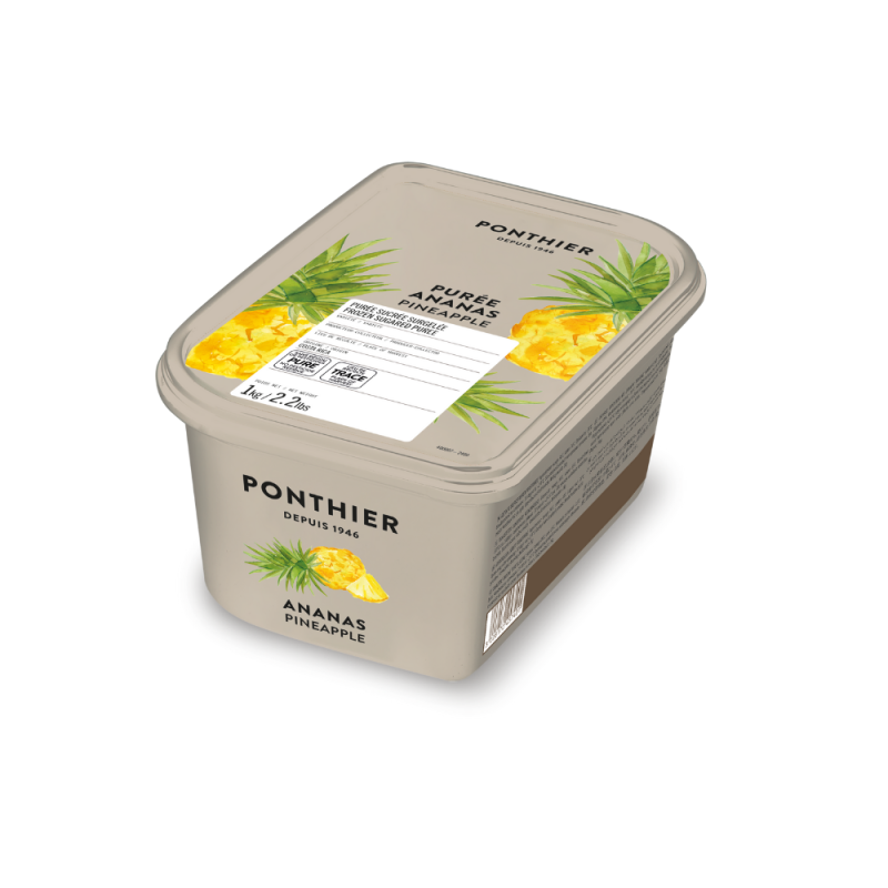 Frozen Pineapple Puree 10% Sugar ?????? Ponthier Frozen Pineapple Puree 10% Sugar ?????? Ponthier