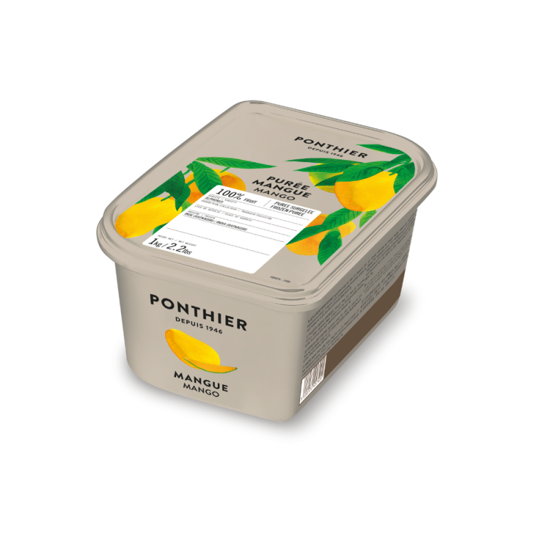 Frozen Alphonso Mango Puree 100% ????????? Ponthier Frozen Alphonso Mango Puree 100% ????????? Ponthier
