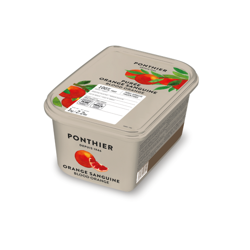 Frozen Blood Orange Puree 100%   ??????  Ponthier
