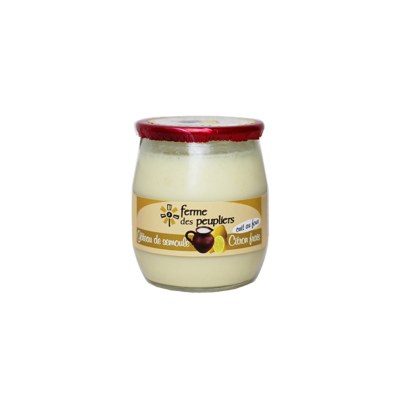 Chilled Ferme Des Peupliers Lemon Semolina Pudding 法國檸檬小麥粉布甸 Ferme Des Peupliers Chilled Ferme Des Peupliers Lemon Semolina Pudding 法國檸檬小麥粉布甸 Ferme Des Peupliers