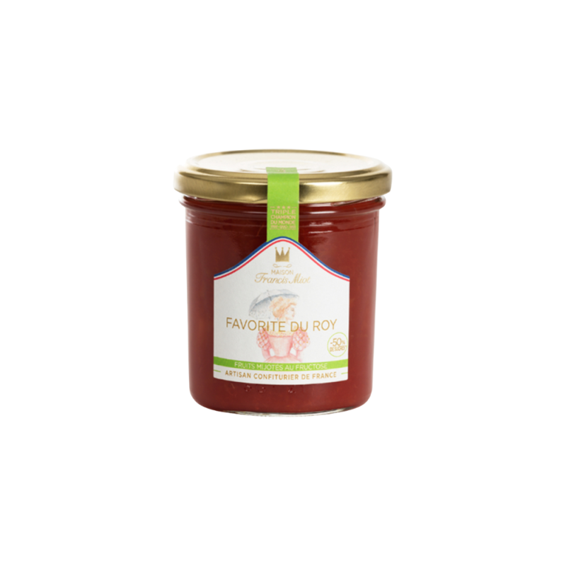 Favourite Du Roy (Peach, Apricot, Raspberry No Sugar Added)   杏桃、桃子、覆盆子鮮果醬 (無添加糖)  Maison Francis Miot