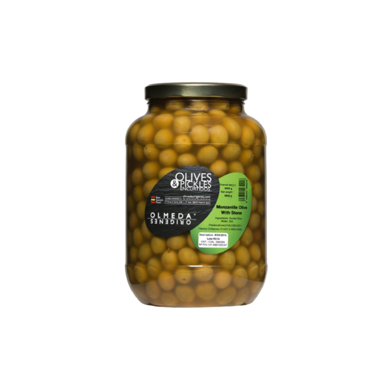 Manzanilla Olives Without Stone 西班牙去核青水欖 Olmeda Origenes Manzanilla Olives Without Stone 西班牙去核青水欖 Olmeda Origenes